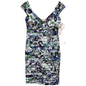 London Times Pencil Spring Floral Formal Dress Size 4 NWT Womens